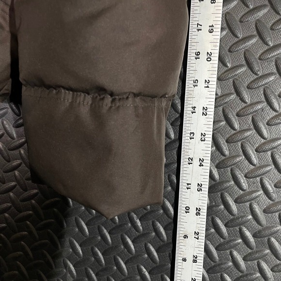 Eddie Bauer Brown Goose Down 700 Fill Power Winter Full Button Zip Coat XL - Picture 8 of 8